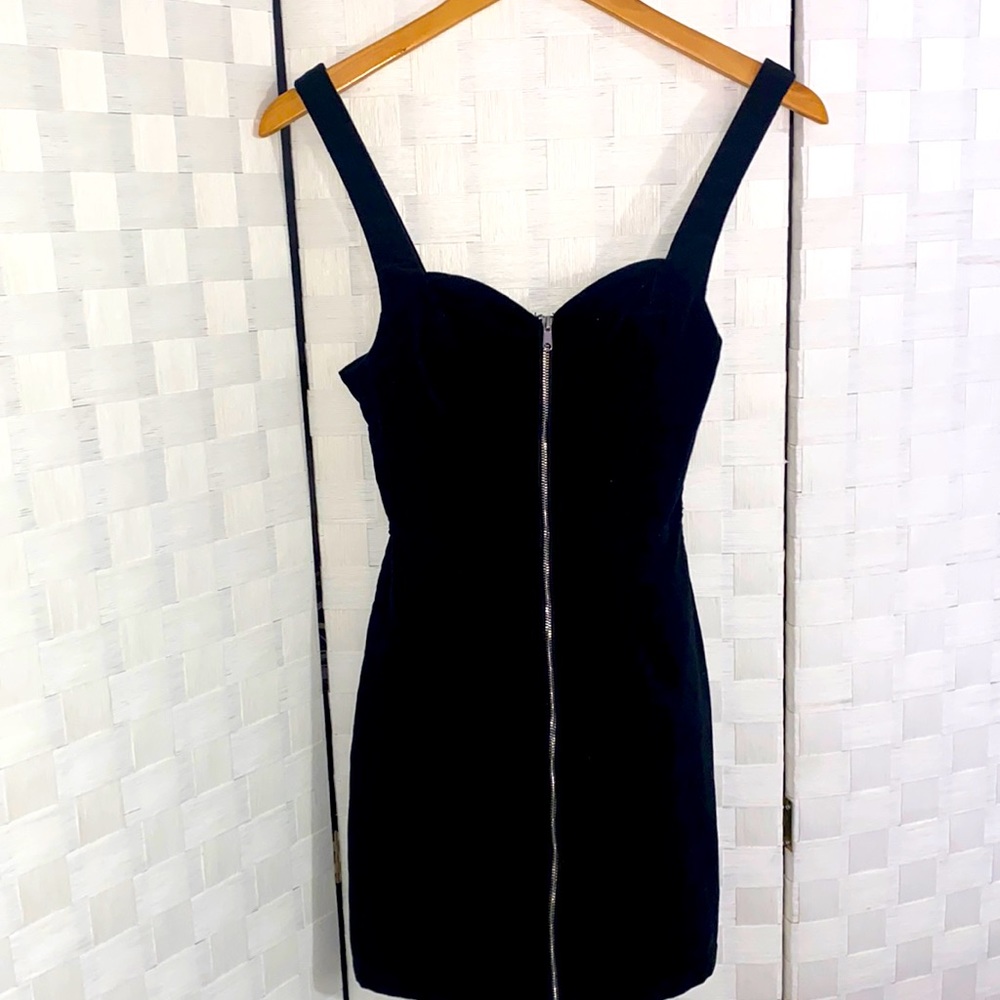 Black Suede Dress